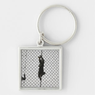 Llavero reclutas que terminan un obstáculo