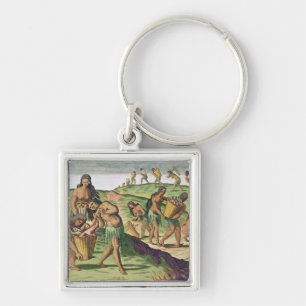 Llavero Recogida de la comida para el almacén comunal