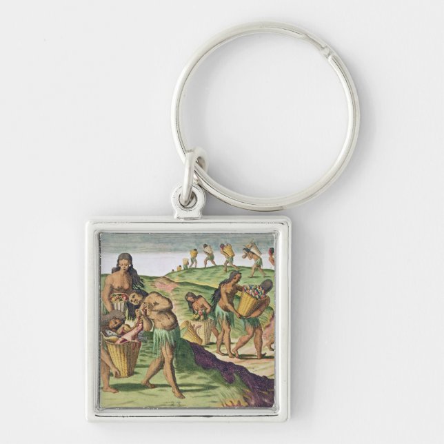 Llavero Recogida de la comida para el almacén comunal (Frente)