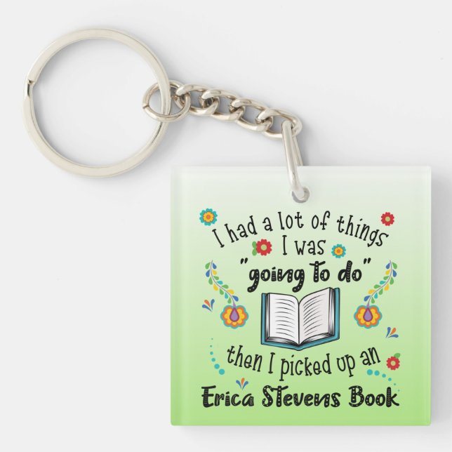 Llavero Recogió Un Libro De Erica Stevens (Frente)