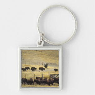 Llavero Recolección en el National Bison Range en Montana