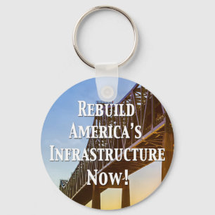 Llavero ¡Reconstruyan la infraestructura de Estados Unidos