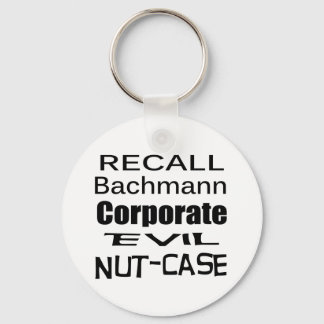 Llavero Recordar a Michele Bachmann Corporate Evil Nut-Fun