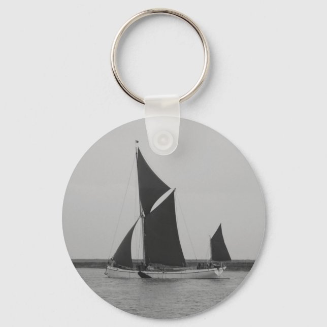 Llavero Recordatorio de Gabarra de Vela (Anverso)