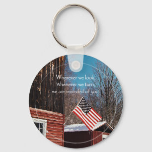 Llavero Recordatorios patrióticos de la bandera del graner