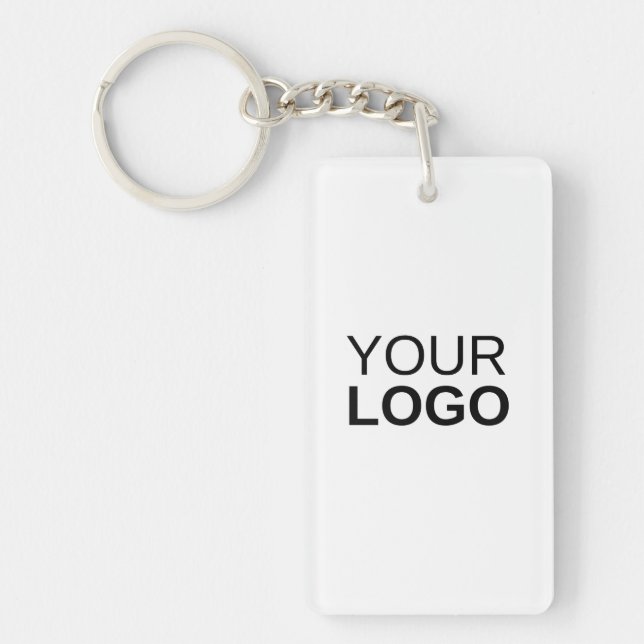Llavero Rectangle Keychain (de un solo lado) (Frente)
