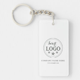 Llavero Rectangular con Nombre y Título Personaliz