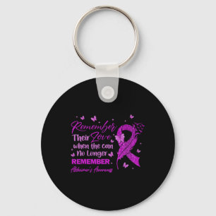 Llavero Recuerden su amor Alzheimer Conciencia para los ho
