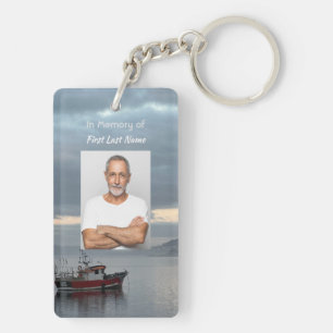 Llavero Recuerdo conmemorativo Barco de pesca Pescador