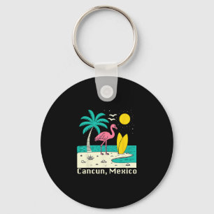 Llavero Recuerdo de Cancún México Familia Conjunto México