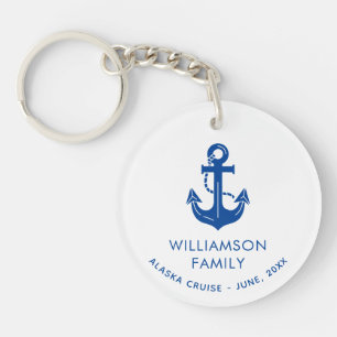 Llavero Recuerdo de crucero de grupo de vacaciones familia