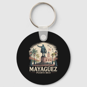 Llavero Recuerdo de Mayaguez Puerto Rico