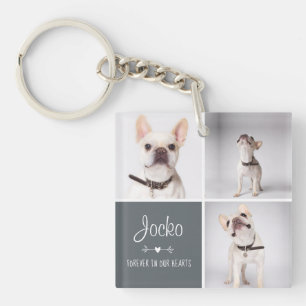 Llavero Recuerdo de pérdida de mascota memorial para perro