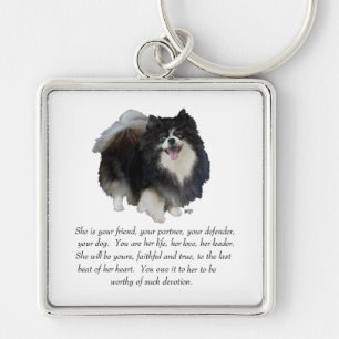 Llavero Recuerdo de Pomerania Hembra
