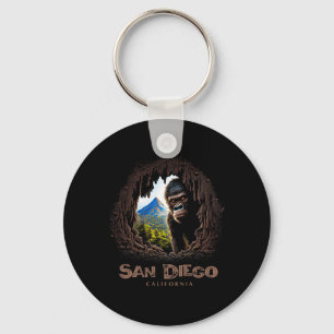 Llavero Recuerdo de senderismo de San Diego California