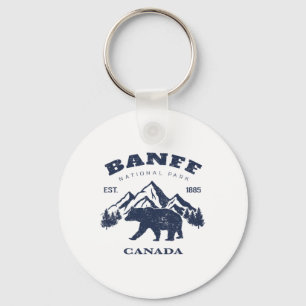 Llavero Recuerdo de senderismo del Parque Nacional Banff C