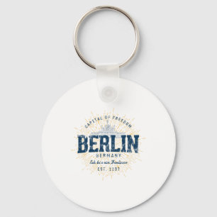 Llavero Recuerdo de vacaciones en Alemania Berlín vintage