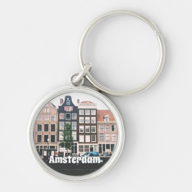 Llavero Recuerdo de viaje de Ámsterdam (Frente)