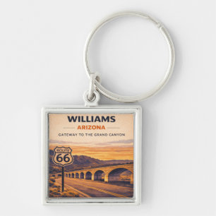 Llavero Recuerdo de viaje de Williams Ruta 66 Gran Cañón