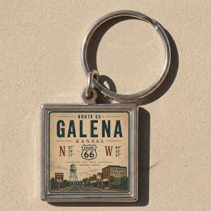 Llavero Recuerdo de viaje Galena Ruta 66