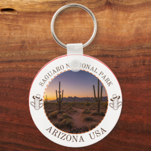 Llavero Recuerdo de viaje Tucson Arizona Desierto de Sono