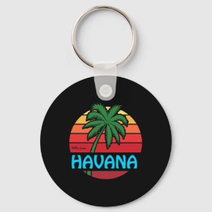 Llavero Recuerdo del crucero por la playa del árbol de pal