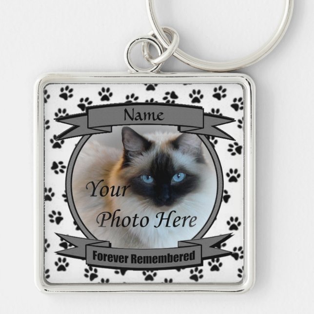 Llavero Recuerdo del homenaje al gato (Frente)