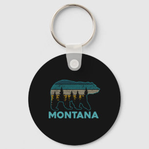 Llavero Recuerdo del oso grizzly de Montana