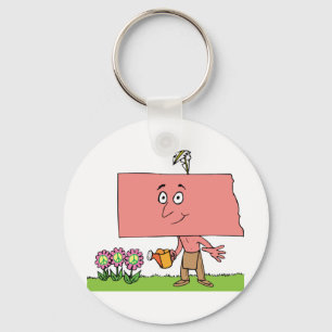 Llavero Recuerdo del viaje del nativo americano de Dakota