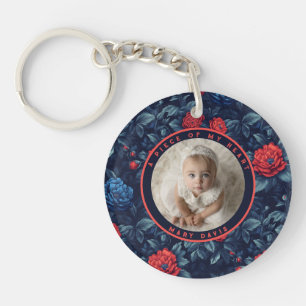 Llavero Recuerdo emocional de moda Flor de rosa personaliz