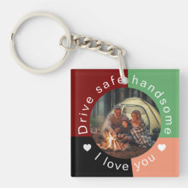 Llavero Recuerdo fotográfico personalizado para él: Conduc