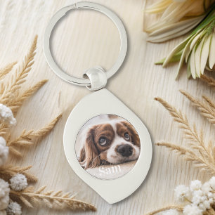Llavero Recuerdo personalizado con foto de mascota para am
