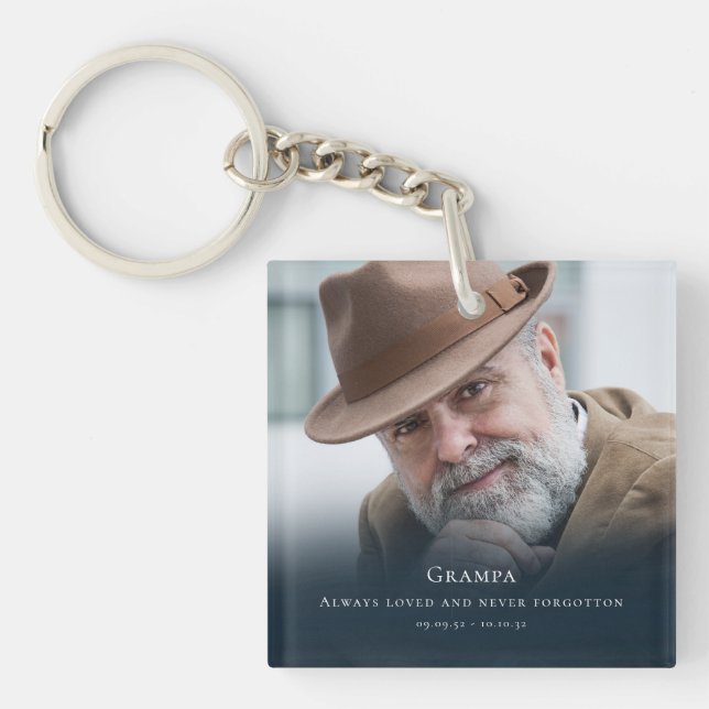 Llavero recuerdo personalizado conmemoración de fotos mode (Frente)