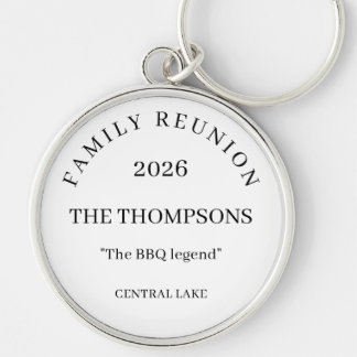 Llavero Recuerdo personalizado de reunión familiar