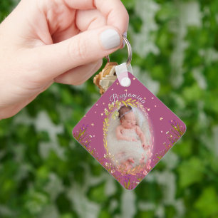 Llavero Recuerdo personalizado del nombre de la niña en fl