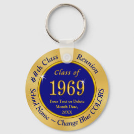 Llavero Recuerdos de la Fiesta de la Clase de 1969 Azul y 