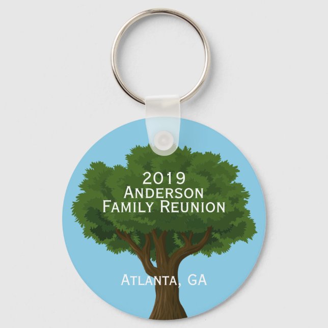 Llavero Recuerdos de la Reunión Familiar personalizado (Anverso)