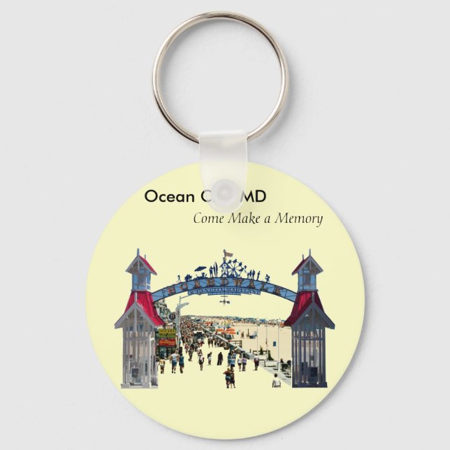 Llavero Recuerdos de Ocean City: Keychain (Anverso)