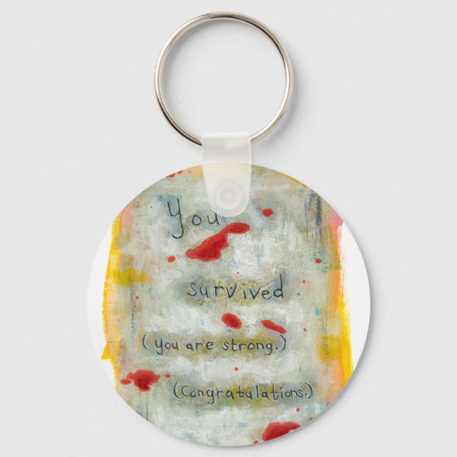 Llavero Recuperación de sobrevivientes curación de esperan (Anverso)