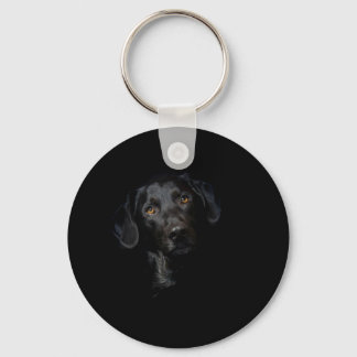 Llavero Recuperador de Labrador Negro personalizable