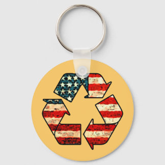 Llavero Recycle America Keychain