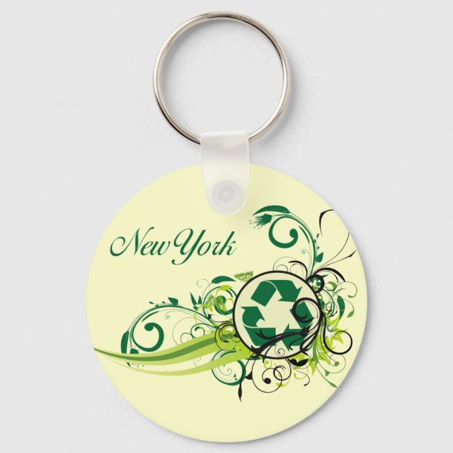 Llavero Recycle New York (Anverso)