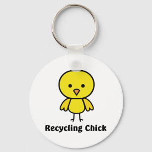Llavero Recycling Chick