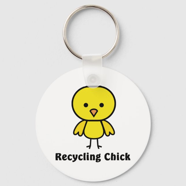 Llavero Recycling Chick (Anverso)