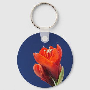 Llavero Red Amaryllis Keychain