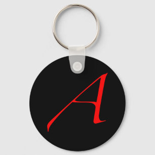 Llavero Red Atheist "A" keychain