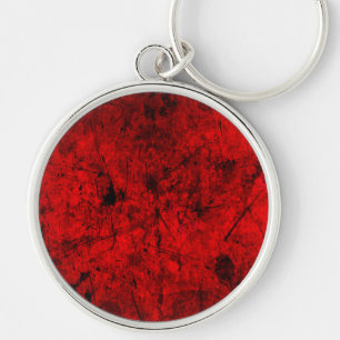 Llavero Red Black grunge abstract digital graphic art