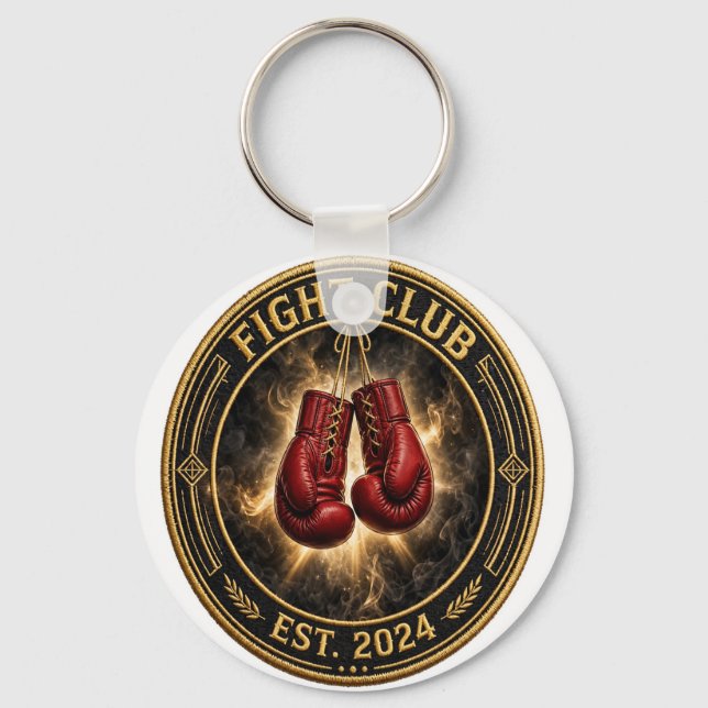 Llavero Red Boxing Gloves Fight Keychain (Anverso)
