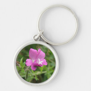 Llavero Red Campion Wildflower Keychain