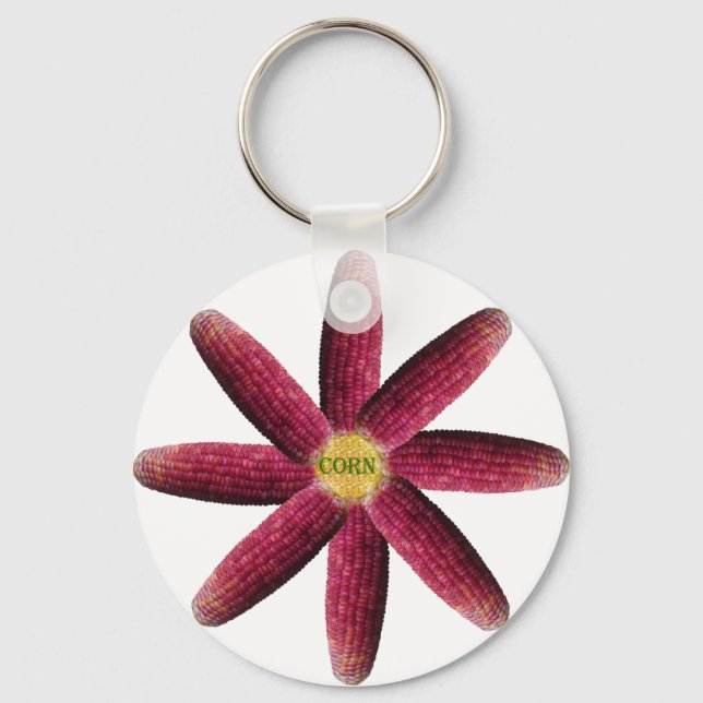 Llavero Red Corn Pattern (Anverso)